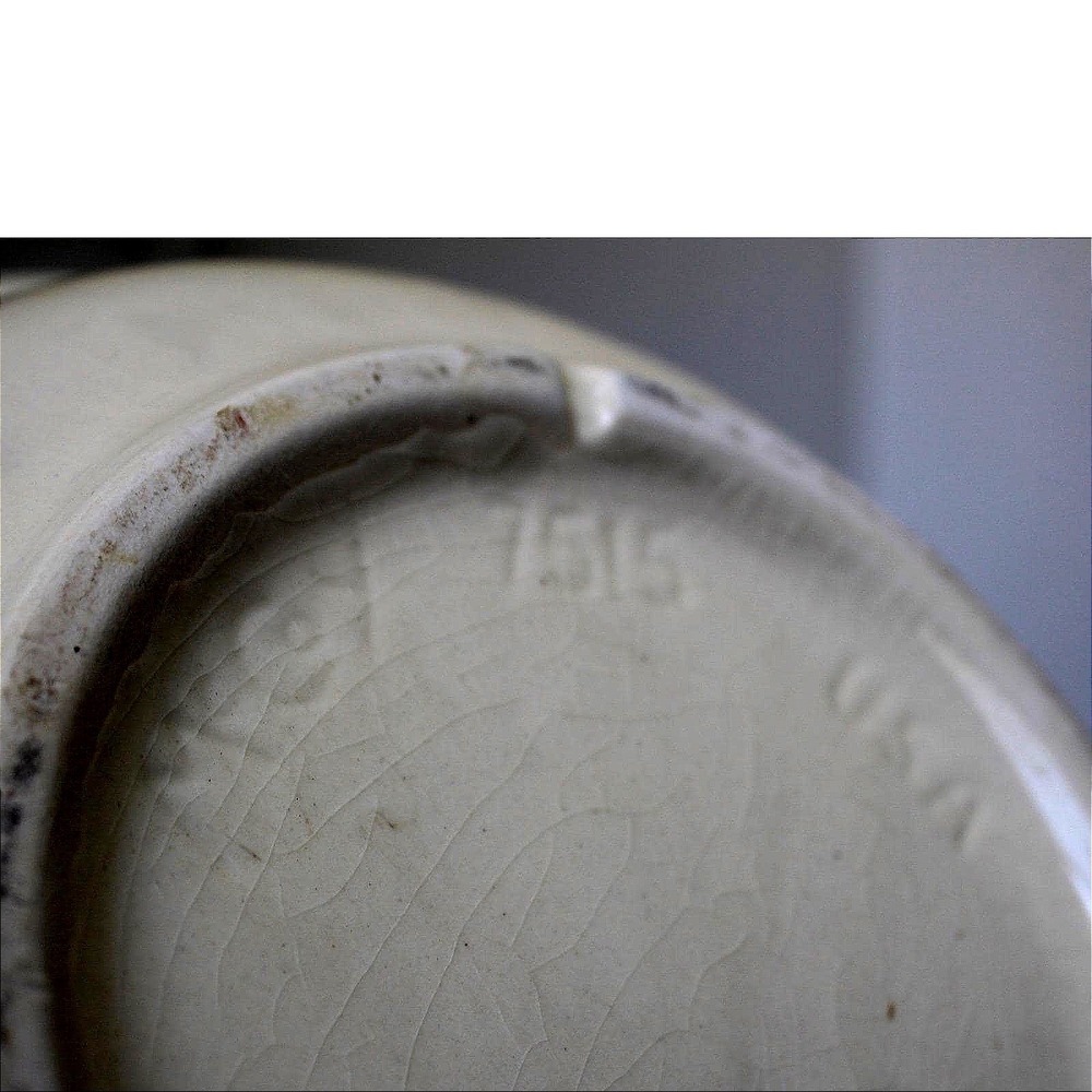 McCoy Pottery 7515 Large Round Serving Bowl Basin Off White Cream USA Vintage - Picture 8 of 10